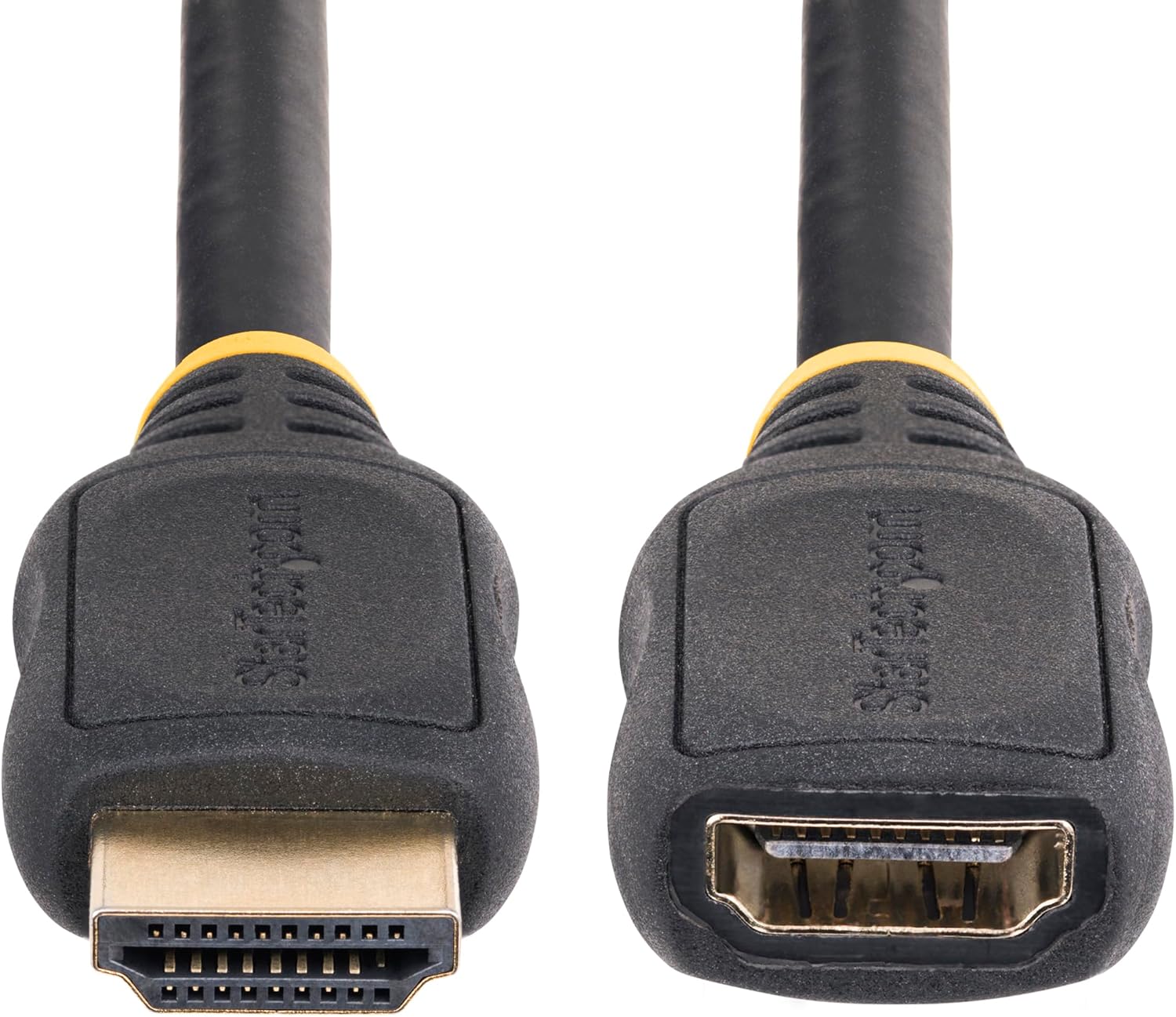 StarTech.com 6.6ft (2m) HDMI 2.0 Extension Cable, High Speed HDMI Port Saver Cable, 4K 60Hz, HDMI Extension Cord, M/F