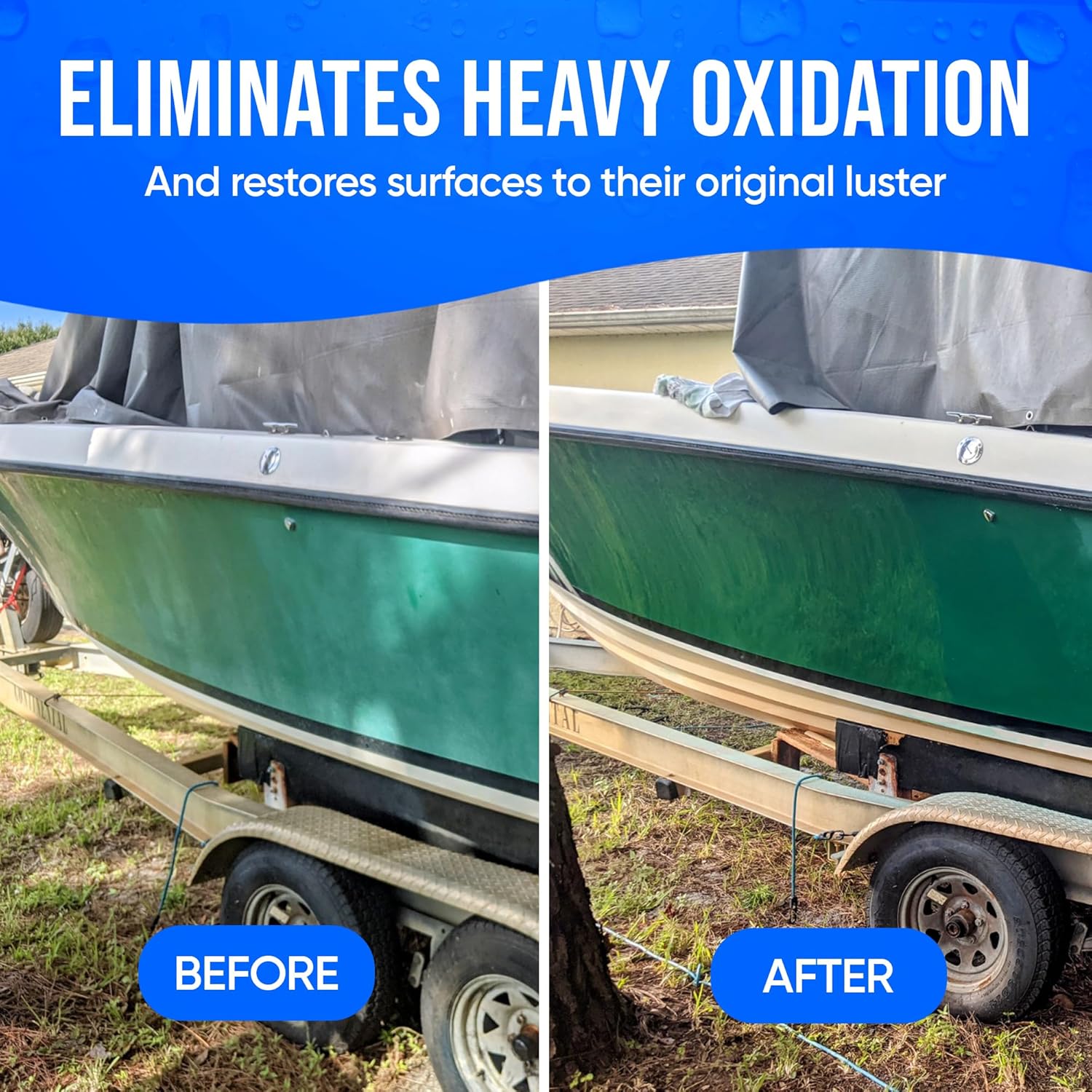 Pro-Cut 1000 Marine Polishing Compound - Heavy Oxidation Remover for Gelcoat & Painted Surfaces