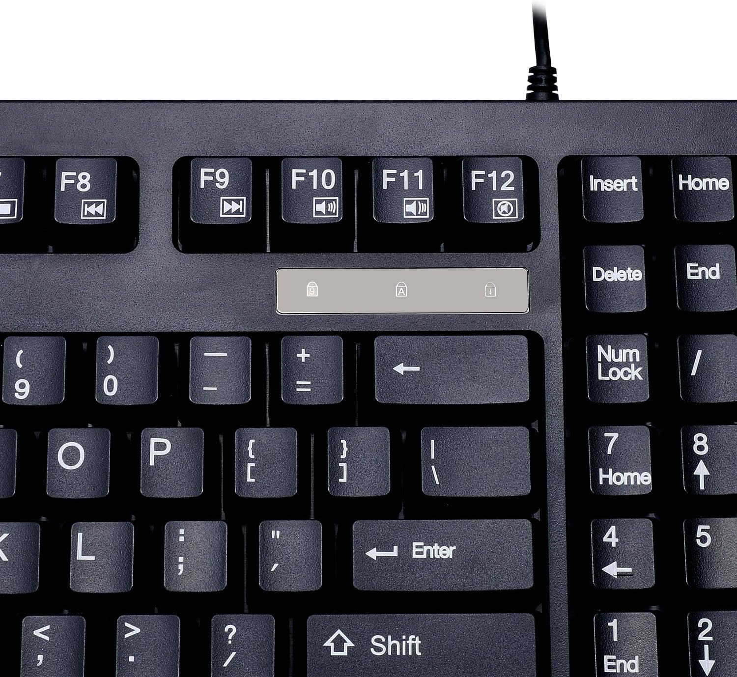 AKB-425UB - Easytouch Rackmount USB Touchpad Keyboard, Black