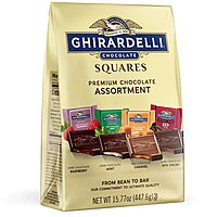 Ghirardelli Chocolate Squares, Premium Assortment, 15.77 Oz Bag