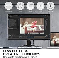 ViewSonic VX Series IPS Monitors with 65W USB-C and Ultra-Thin Bezels