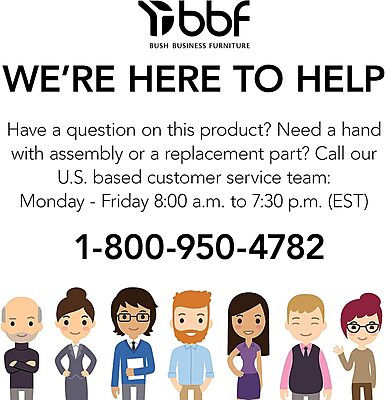 Bush Business Furniture Series C 36W Bridge/Return