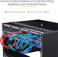 StarTech.com 19" Wall Mount Patch Panel Rack Bracket
