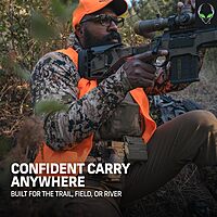 ALIEN GEAR Rapid Force Level 2 OWB Holster – Locking Belt Slide – Left Hand – Optic Compatible