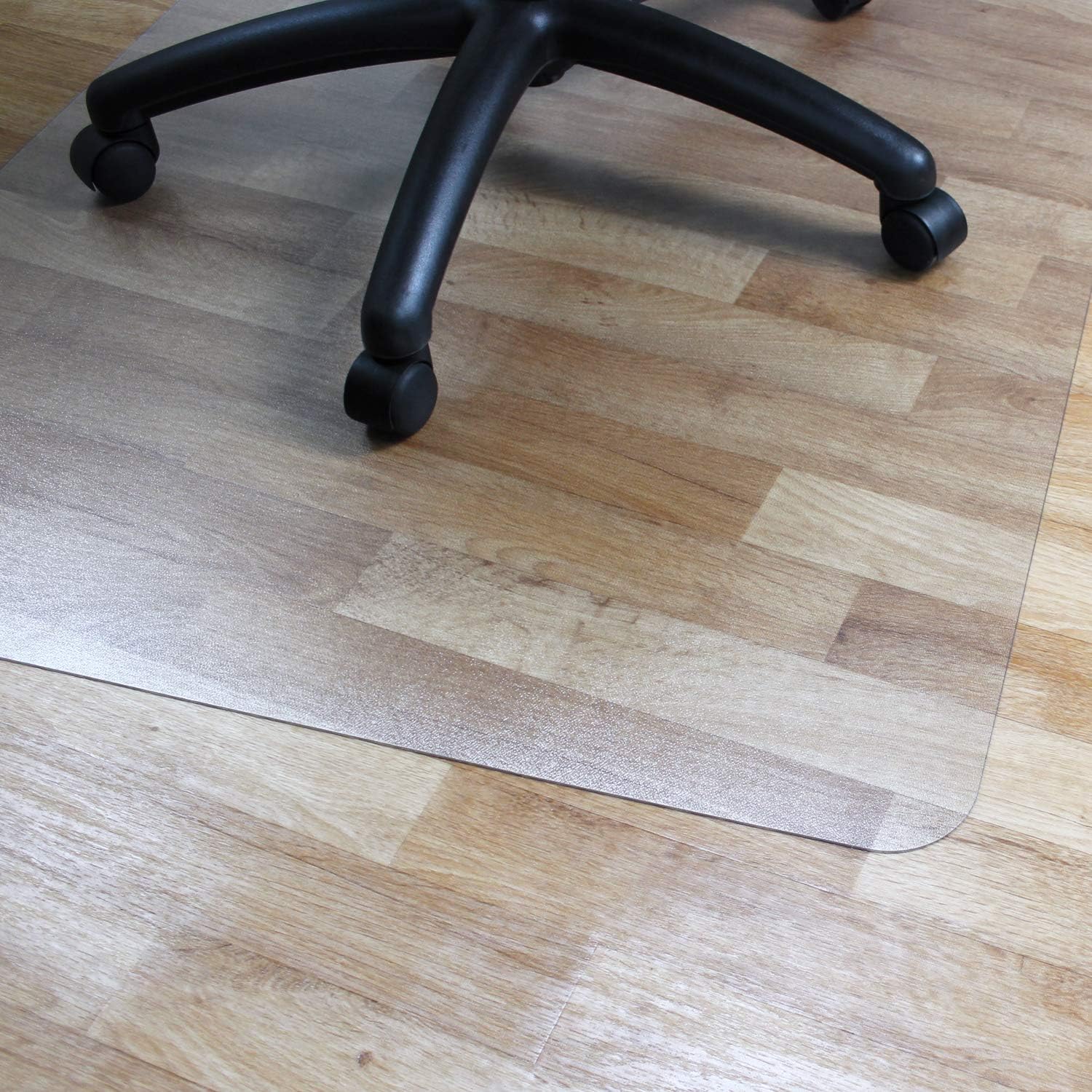 FLOORTEX Valuemat Vinyl Rectangular Chair Mat for Hard Floor