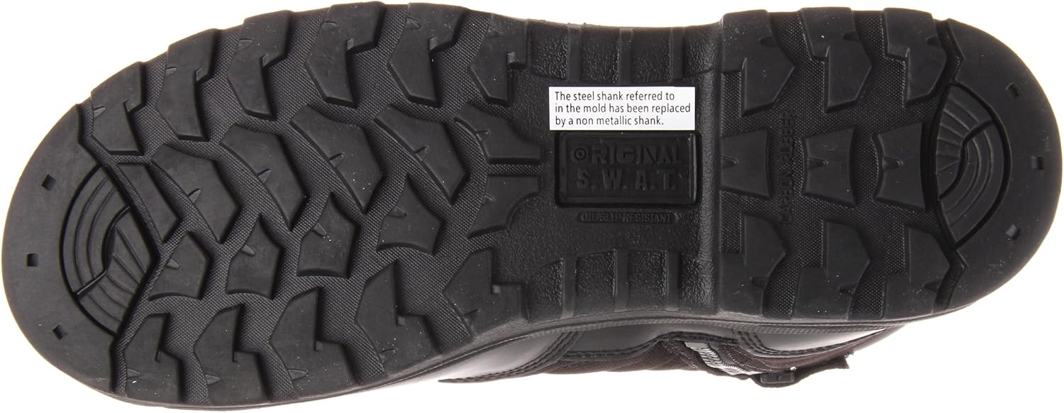 Original S.W.A.T. Men's Classic 9\" Side-Zip Safety Work Boot