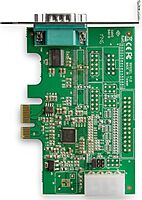 StarTech.com 1-port PCI Express RS232 Serial Adapter Card - PCIe RS232 Serial Host Controller Card - PCIe to Serial DB9