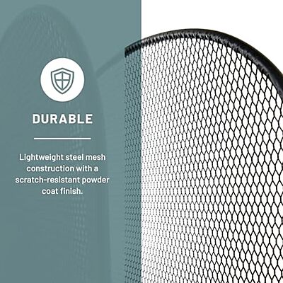 Safco Onyx Desk Organizer, 8 Side by Side Vertical Compartments, Office and Classroom Mailbox , Paper and Mail Sorter, Steel Mesh, Black