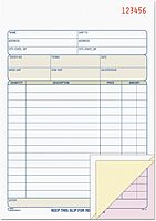 TOPS Sales Order Book, 3-Part, Carbonless, White/Canary/Pink, 5-9/16 x 7-15/16 Inches, 50 Sets per Book (46510)