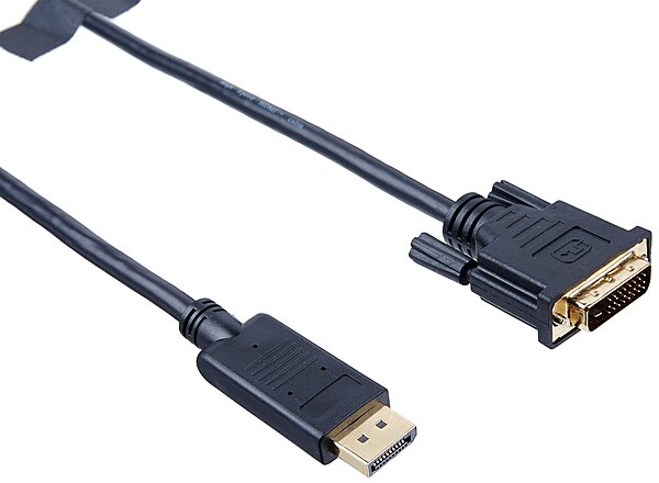Addon-Networking DISPLAYPORT2DVI6F 6' DisplayPort to DVI-D Adapter Cable, Black