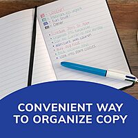 BIC 4-Color Retractable Ballpoint Pen, 1.0 mm Medium Point