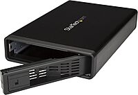 StarTech.com 3.5" External Hard Drive Enclosure with eSATA Cable USB 3.0 / eSATA (Trayless) Hard Drive Enclosure+ Electronic