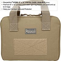 Maxpedition Pistol Case/Gun Rug, Black, 8 -Inch x 10 -Inch