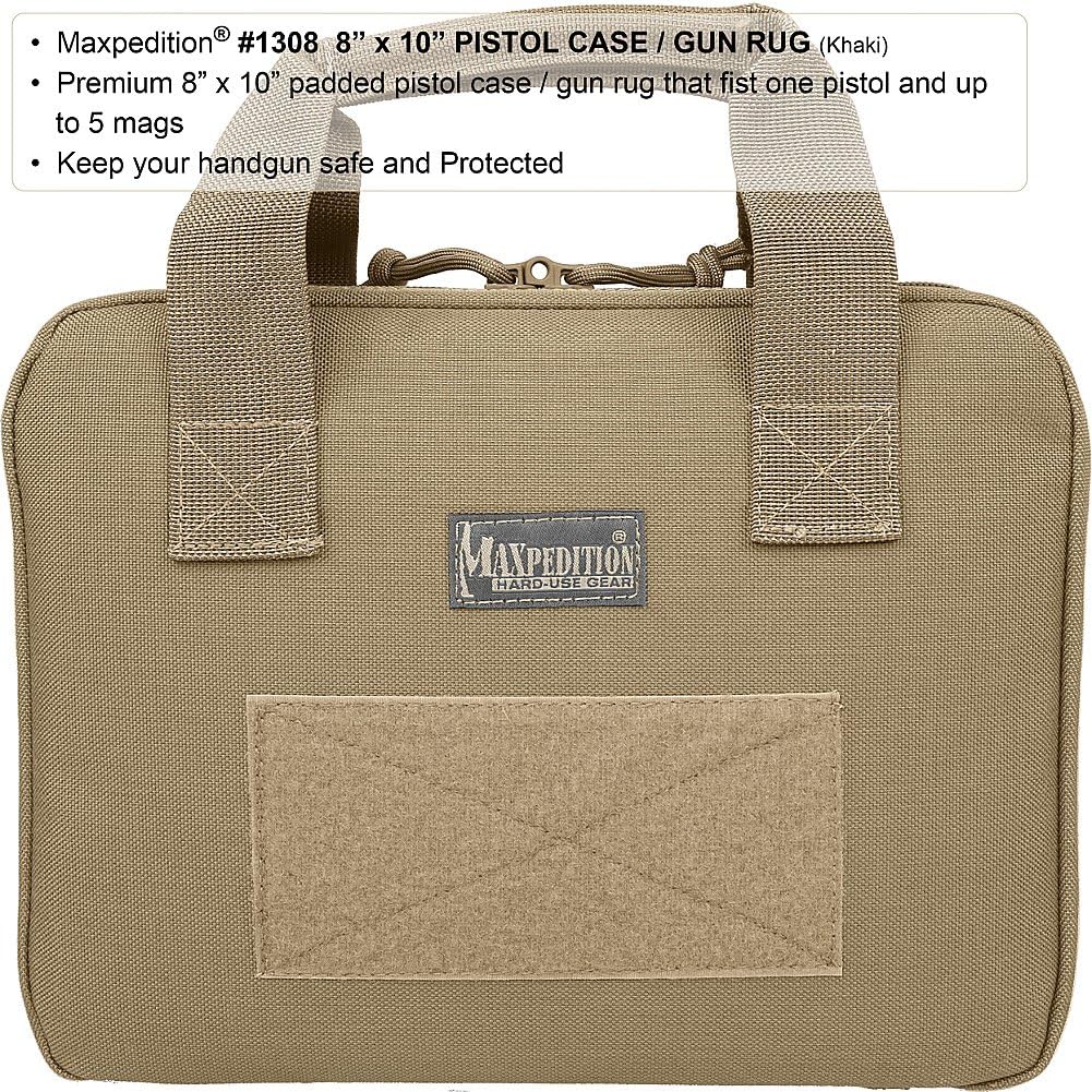 Maxpedition Pistol Case/Gun Rug, Black, 8 -Inch x 10 -Inch