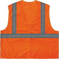 ERGODYNE GloWear High-Visibility Safety Vest, Mesh, Orange, 4X/5X (ANSI Class 2)