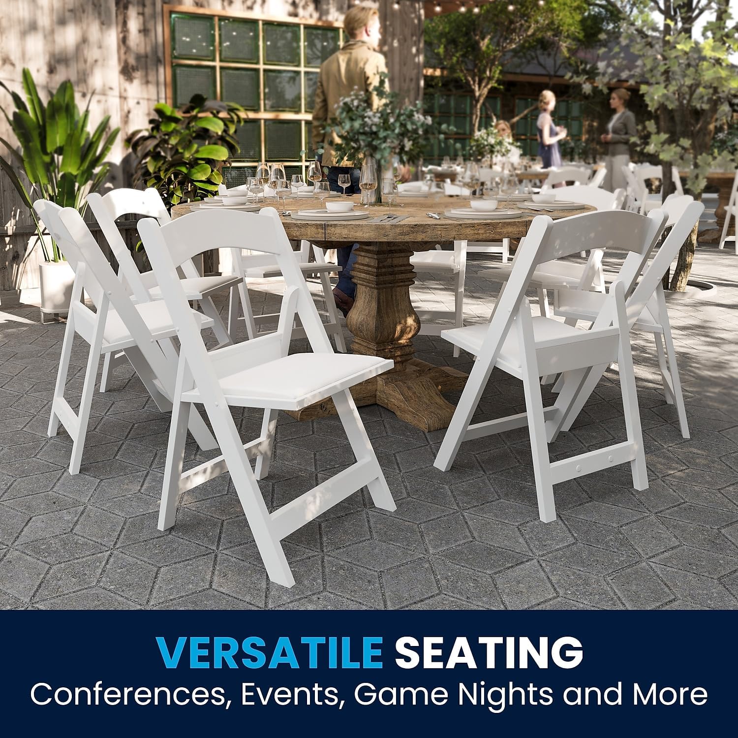 Flash Furniture Hercules Series Folding Chair - Resin Event Chair