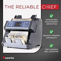 Cassida 6600 UV/MG – USA Business Grade Money Counter with UV/MG/IR Counterfeit Detection