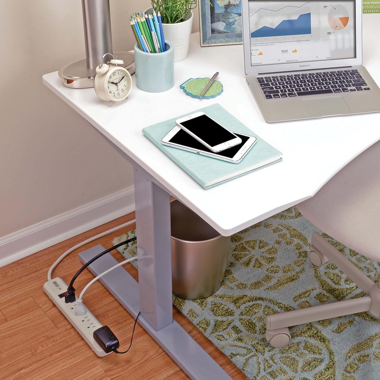 TRIPP LITE 7-Outlet Surge Protector Power Strip (6 Right-Angle + 1 Transformer), 4 ft Cord