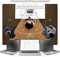 StarTech.com 14-inch MacBook Pro 21/23 Laptop Privacy Screen, Anti-Glare Privacy Filter with51% Blue Light Reduction