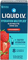 Liquid IV Hydration Multiplier Sticks, Watermelon, 4.52 Fl Oz, Pack Of 10 Sticks