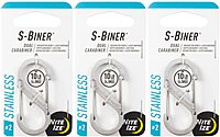 NITE IZE S-Biner Stainless Steel Dual-Gated Carabiner