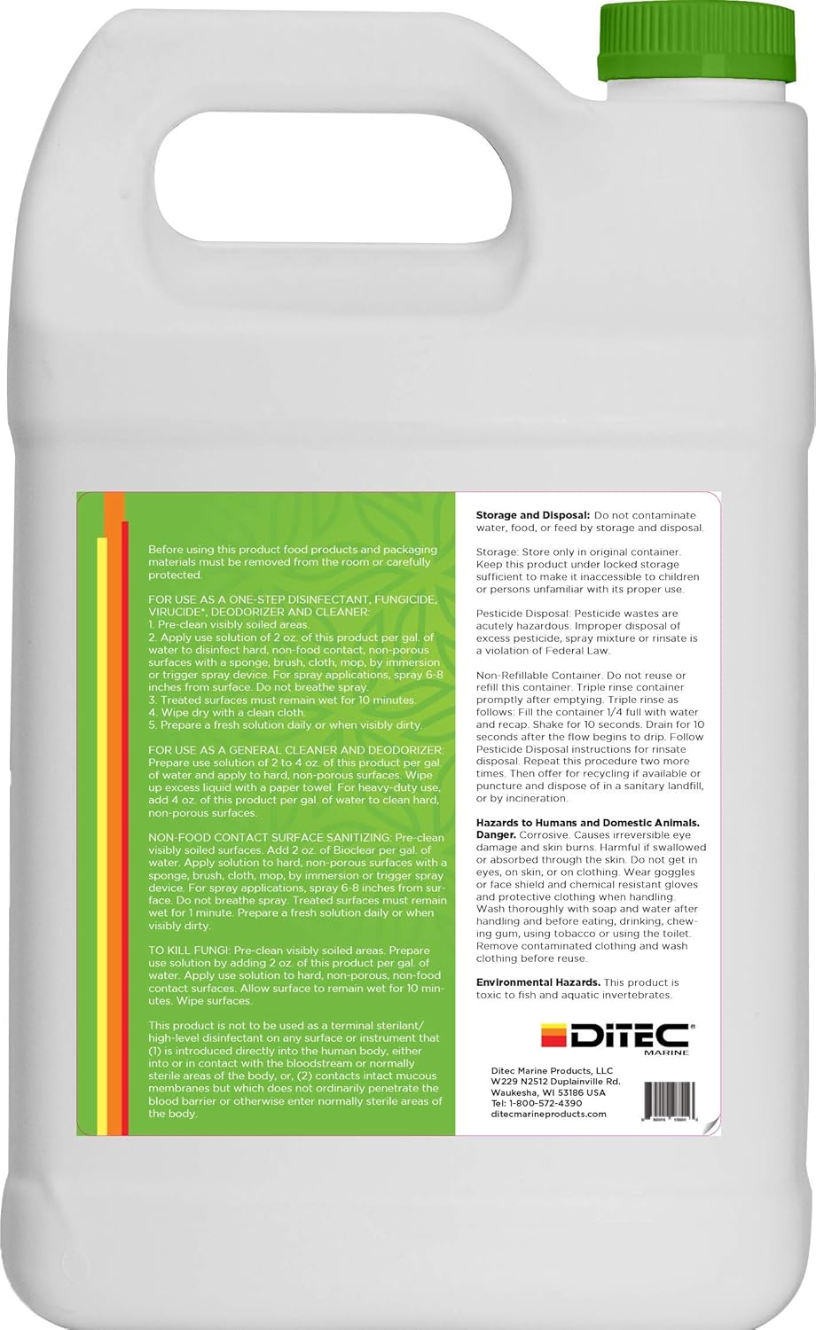 DiTEC Bioclear Disinfectant - Gallon