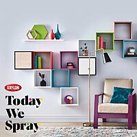 Krylon 2416 OSHA Color Paint Safety Blue, 12 Ounce Aerosol