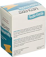 Medique Products 61678 Woven Extra Heavy Weight Latex Free Knuckle Bandage, 40 Per Box, Natural