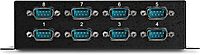 StarTech.com 8 Port USB to Serial RS232 Adapter - Wall Mount - Din Rail - COM Port Retention - FTDI USB to DB9 RS232 Hub , TAA (ICUSB2328I)
