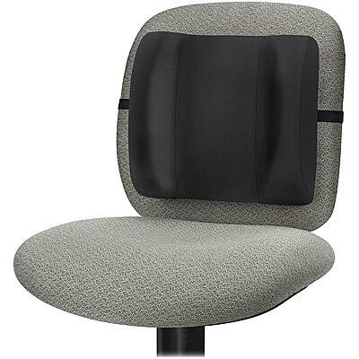 Fellowes High-Profile Backrest, 12inH x 13inW x 4inD, Black
