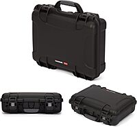 NANUK 910 Hard Case with Customizable Cubed Foam, IP67 Waterproof, Dustproof and Impact Resistant, 14.3” x 11.1” x 4.7”