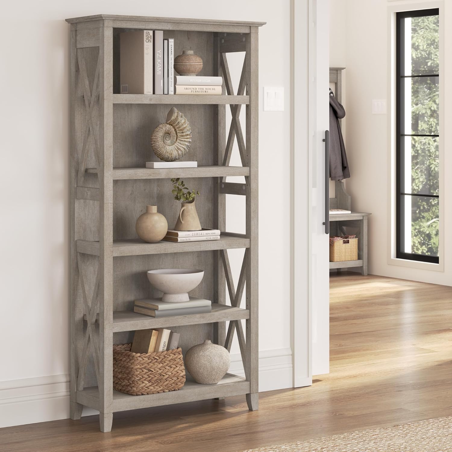 Bush Furniture Key West Bookcase Collection
