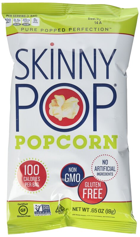 SkinnyPop Salted Popcorn, 28 Count Single-Serve (0.65 oz)