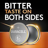 Duracell 2032 Lithium Battery, 2 Count (Pack of 1), Child Safety Features, Compatible with Key Fob, Tea Light Candles and Other Devices, CR2032 Battery