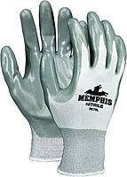MCR Safety 9679 Nylon Shell Nitrile-Dipped Work Gloves