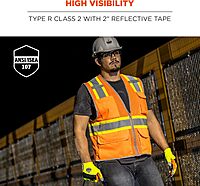 Ergodyne GloWear 8246Z Two-Tone Mesh High-Visibility Safety Vest