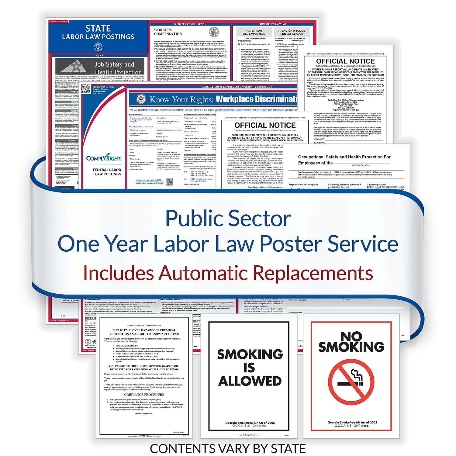 ComplyRight Federal, State and Public Sector (English) Labor Law 1-Year Poster Service, Alaska (U1200CPSECAK)