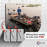 36V Trolling Motor Connection Kit RCE36VBCHK | Series Connection for 12V Batteries with Onboard Battery Charger | Powers any