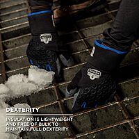 ERGODYNE ProFlex 817 Thermal Insulated Touchscreen Reinforced Palm Work Gloves