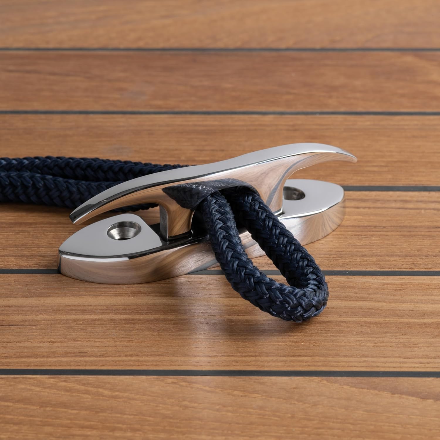 Whitecap Industries Hardware 6744 Stainless Steel Folding Cleat, 4-9/16"