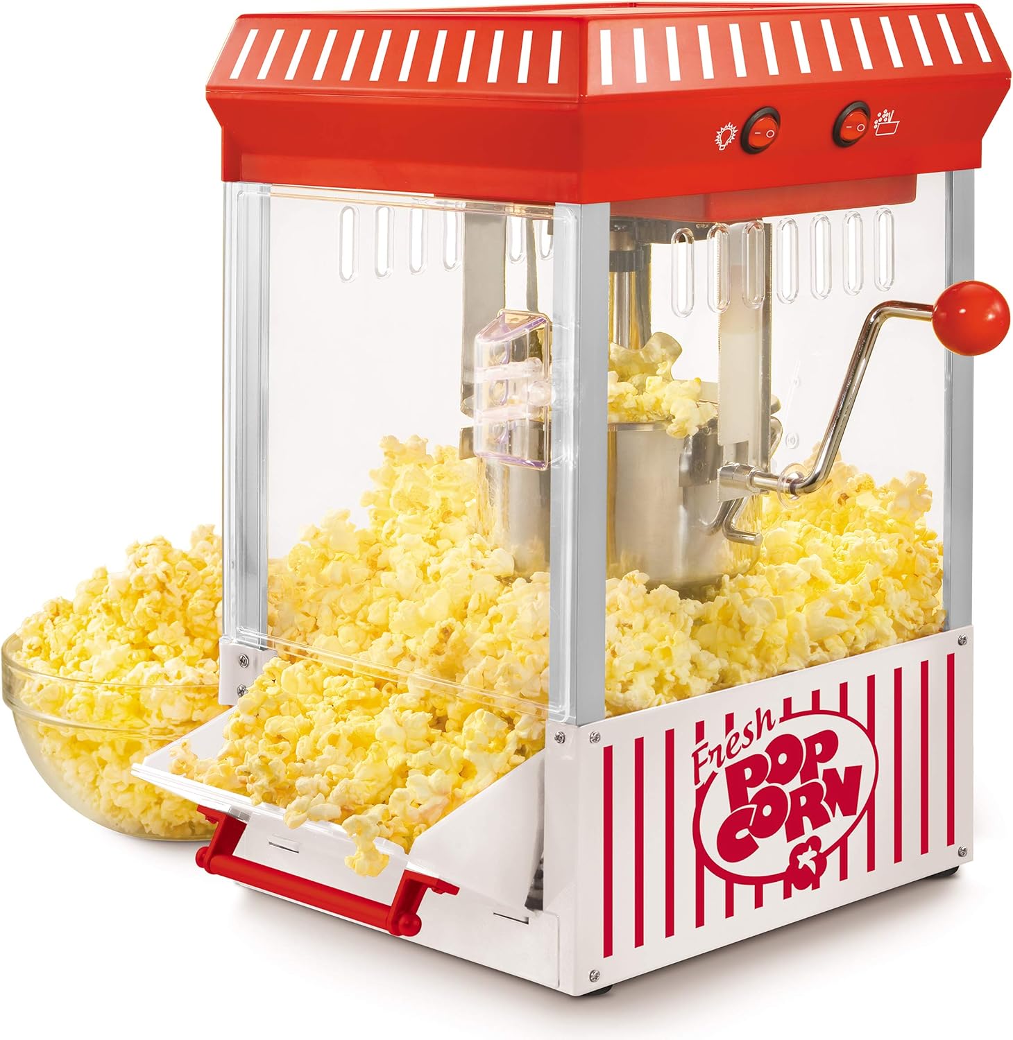 Nostalgia Popcorn Maker Machine - Professional Vintage Movie Theater Style