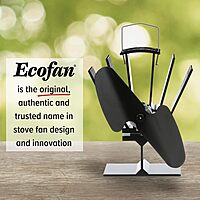 Mini Heat Powered Stove Fan - Classic Compact Design, Perfect for Wood Stoves