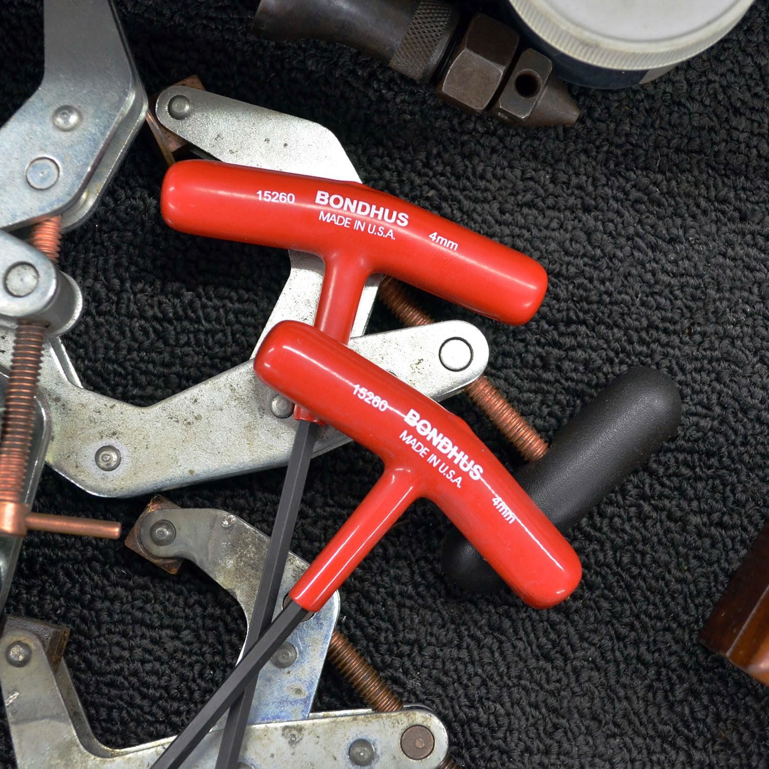 Bondhus 15260 4mm Hex Tip T-Handle with ProGuard Finish