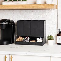 MIND READER Countertop Coffee and Condiment Organizer