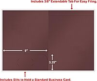 ComplyRight Tax Presentation Folders, Cardstock Report Covers