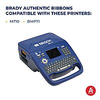 Brady (M7-R6000) Printer Ribbon - R6000 Series Halogen Free Ribbon for BMP71 and M710 Printers - Black, Roll of 150 Feet