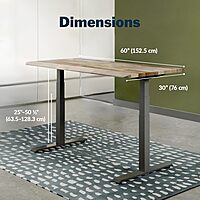 VARI ComfortEdge Electric Standing Desk – Adjustable Sit-Stand