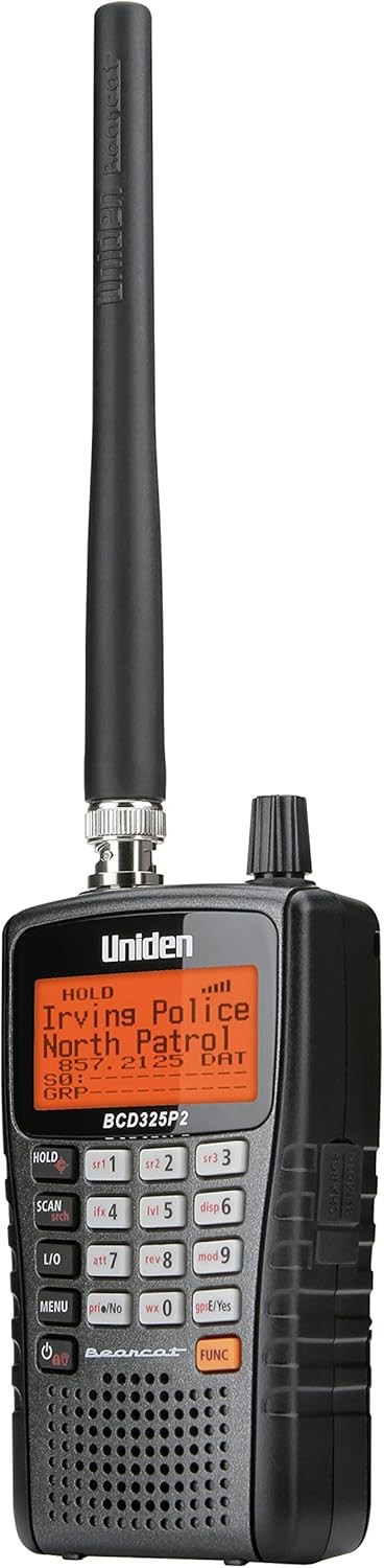 Uniden BCD325P2 Handheld TrunkTracker V Scanner. 25,000 Dynamically Allocated Channels. Close Call RF Capture Technology