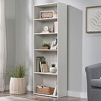 Sauder Beginnings 5-Shelf Bookcase with Adjustable Shelves