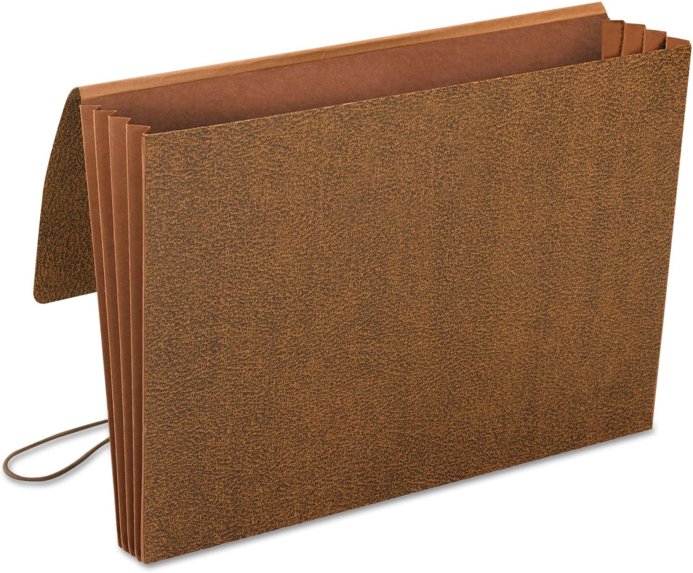 Smead Leather-Like Expanding Wallet, Legal Size, 30% Recycled, Brown